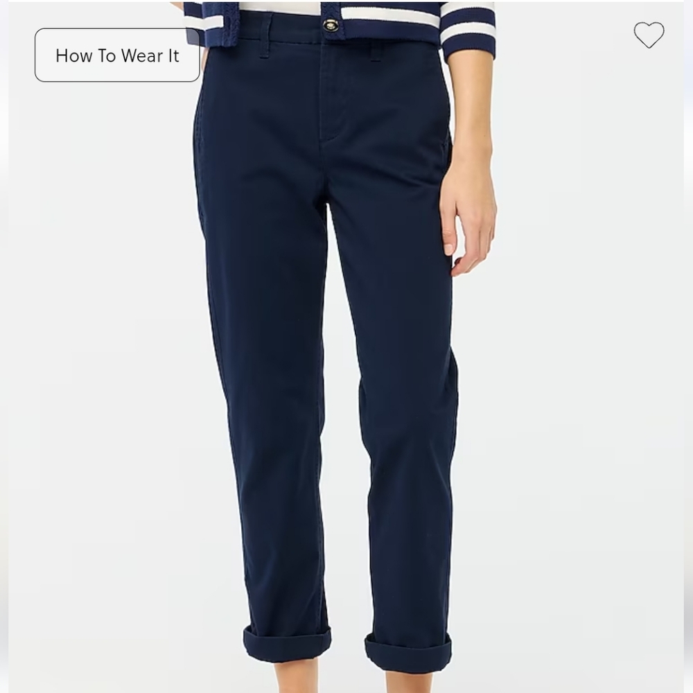 J Crew Girlfriend Chinos